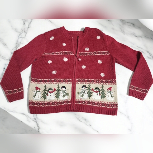 Croft and barrow Christmas sweater - Picture 1 of 7